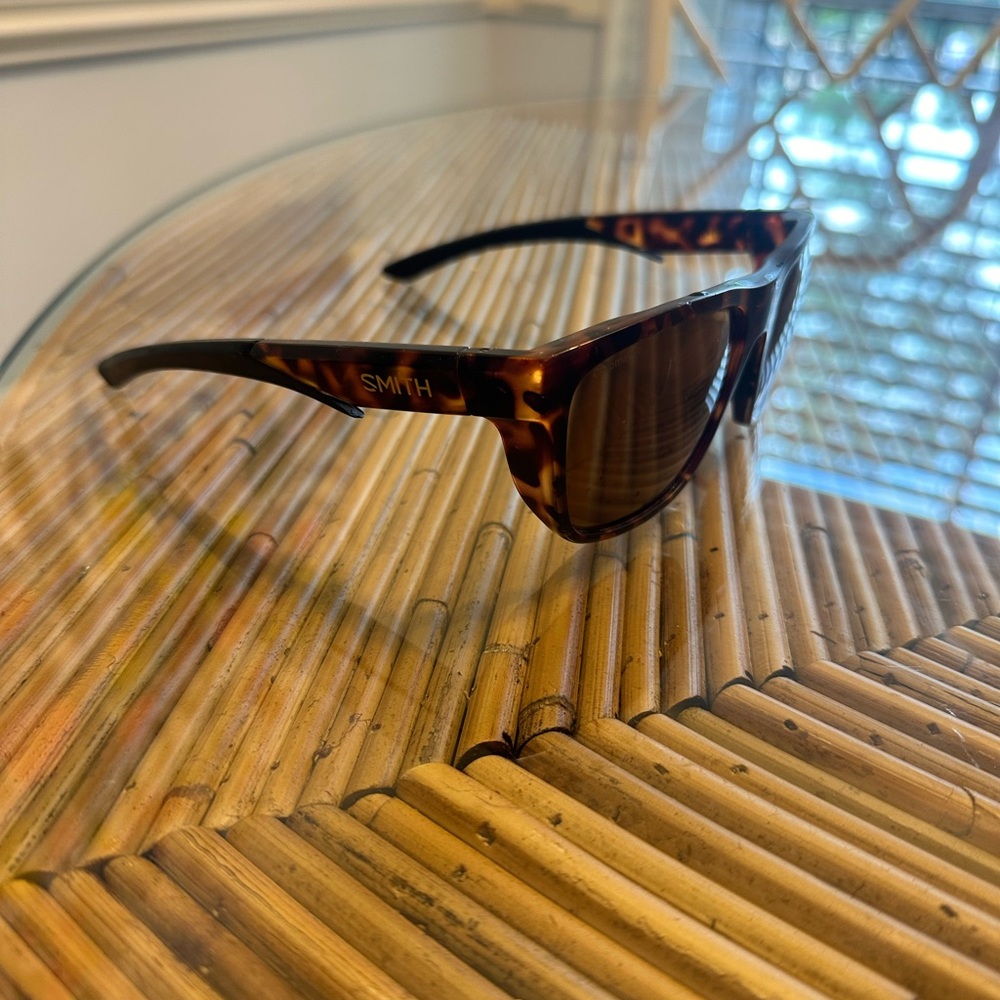 Mens Smith Sunglasses - Barra Matte Tortoise - ChromaPop Polarized Brown Lens